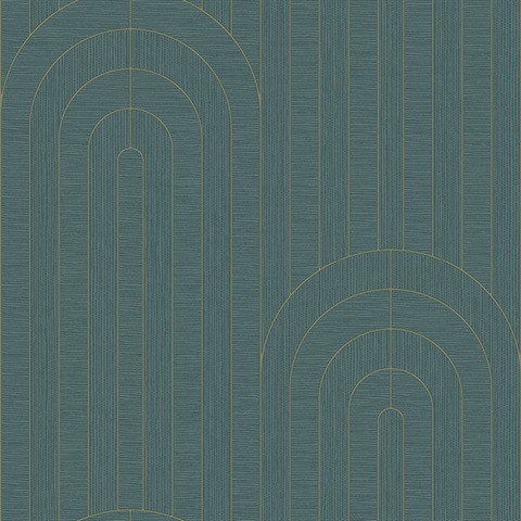 Declan Turquoise Wallpaper