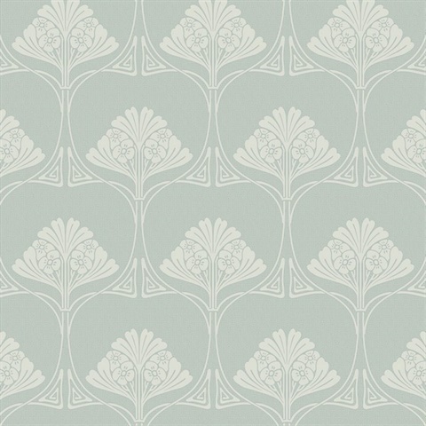 Deco Floral Aloe Mist Peel and Stick Wallpaper