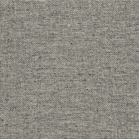 Deer Club Grey & Black Faux Linen Wallpaper