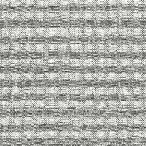 Deer Club Grey Fox Faux Linen Wallpaper