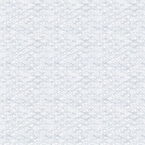 Delilah Light Blue Diamond Wallpaper