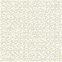 Delilah Light Yellow Diamond Wallpaper