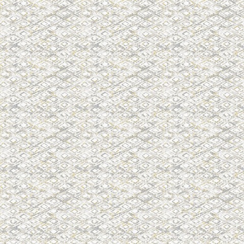 Delilah Taupe Diamond Wallpaper
