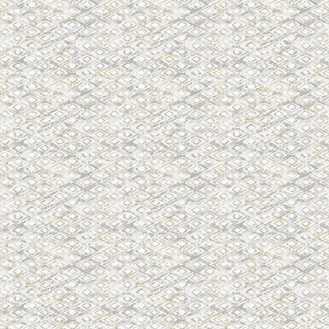 Delilah Taupe Diamond Wallpaper