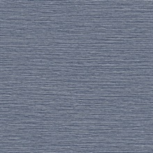 Denim Blue Tiger Island Faux Sisal Wallpaper