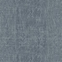 Denim Russel Distressed Damask Wallaper