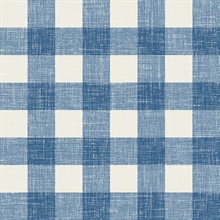 Denim Wash Bebe Gingham Wallpaper