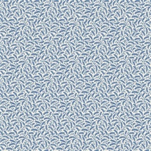 Denim Wash Small Sprig Leaf Cossette Wallpaper