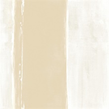 Desert Sun Painterly Ink Wash Stripe Wallpaper