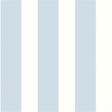 Designer Stripe Stripes Hampton Blue Peel and Stick Wallpaper