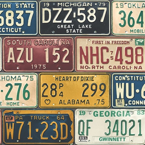 Detroit Licence Plates