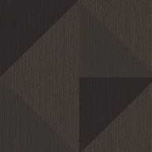 Diamond Bronze Tri-Tone Geometric Wallpaper