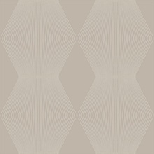 Diamond Legacy Taupe Wallpaper