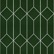 Diamond Trellis Green Peel and Stick Wallpaper