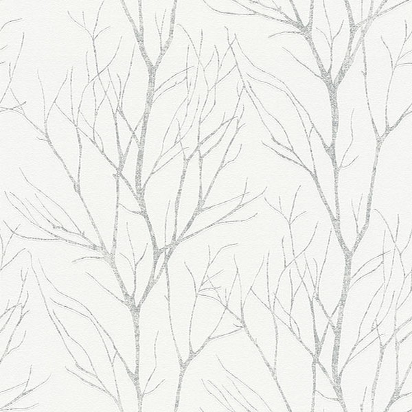 Tree branches with white background nature murals  TenStickers