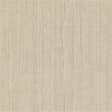 Diego Taupe Vertical Canvas Linen Textured Wallpaper