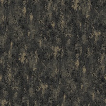 Diorite Black Metallic Foil Splatter Wallpaper