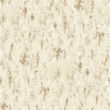 Diorite Champagne Metallic Foil Splatter Wallpaper