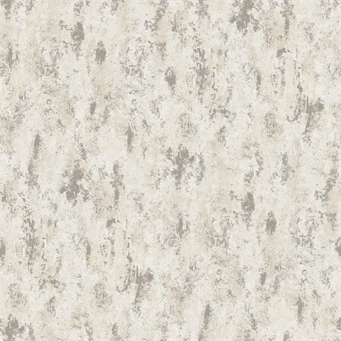 Diorite Silver Metallic Foil Splatter Wallpaper