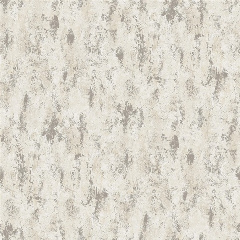 Diorite Silver Metallic Foil Splatter Wallpaper