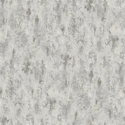 Diorite Sterling Metallic Foil Splatter Wallpaper