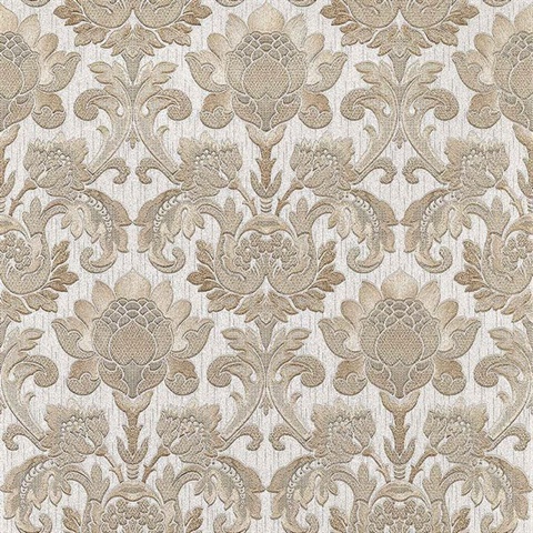 Dis Scudo Beige Damask