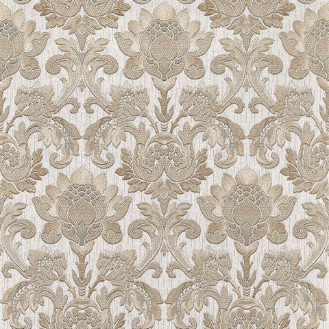 Dis Scudo Beige Damask