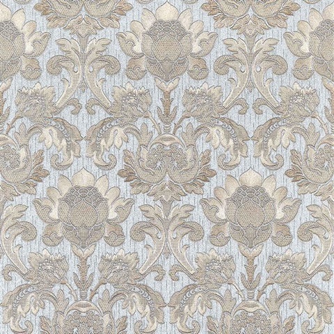 Dis Scudo Light Blue Damask