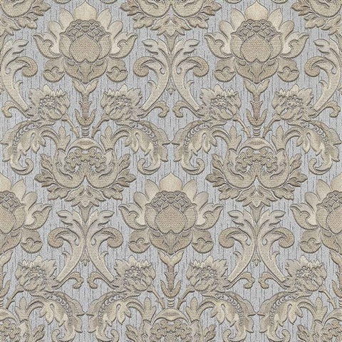 Dis Scudo Silver Damask