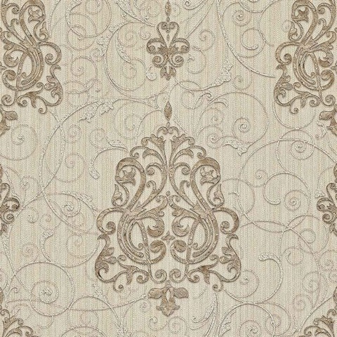 Dis Zeno Beige Damask