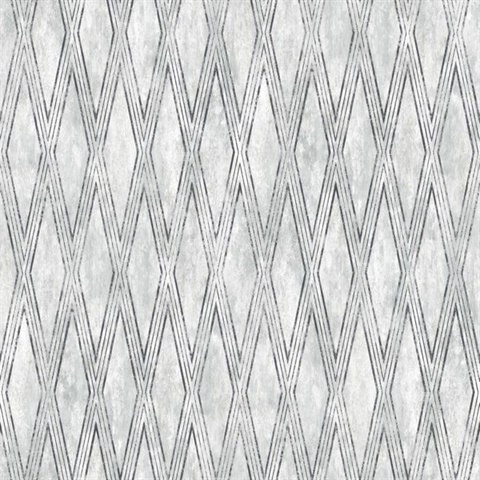 Distressed Harlequin 54 Carbon Commercial Wallpaper