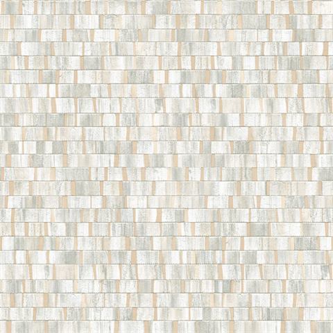 Dobby Champagne Geometric Wallpaper