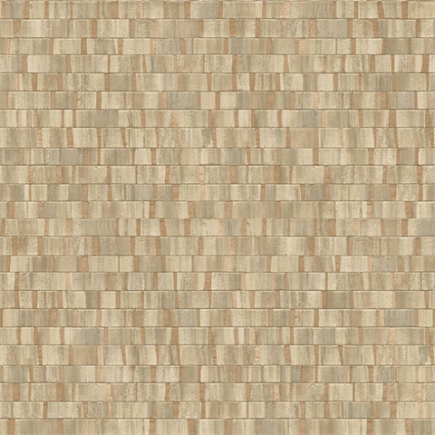 Dobby Copper Geometric Wallpaper