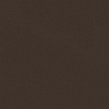 Doe Run Dark Chocolate Faux Fine Linen Wallpaper