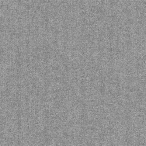 Doe Run Grey Fox Faux Fine Linen Wallpaper