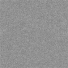 Doe Run Grey Fox Faux Fine Linen Wallpaper