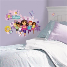 Dora and Friends Peel and Stick Wall Graphic