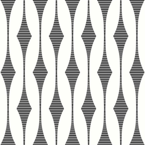 Dorado Scandi Wood Geometric Stripe Wallpaper