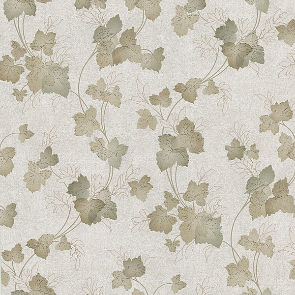 98858615 Dorian Light Grey Leaf Trail Wallpaper Boulevard