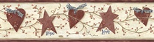 Dorothy Rose Star Heart Sprig Border