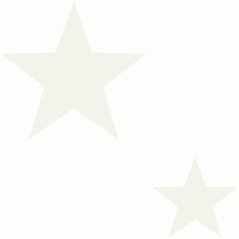 Double Star Pearl White Wallpaper