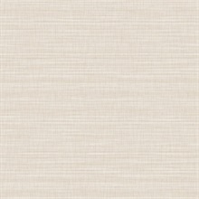 Down To Earth Cream Horizontal Striated Wallpaper
