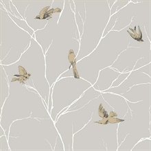 Dreamy Birds Sand Wallpaper