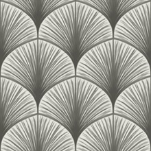 Dusk Grey Frond Wallpaper