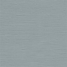 Dusty Blue Faux Grasscloth Wallpaper Stripe Wallpaper