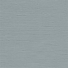 Dusty Blue Faux Grasscloth Wallpaper Stripe Wallpaper