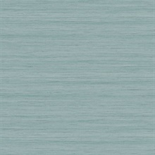 Dusty Teal Textured Horizontal Silk Wallpaper