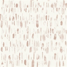 Dwell Pink Vertical Paint Brushstrokes Wallpaper