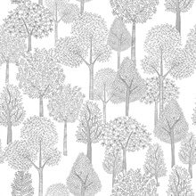 DwellStudio Treetops Premium Peel &amp; Stick Wallpaper