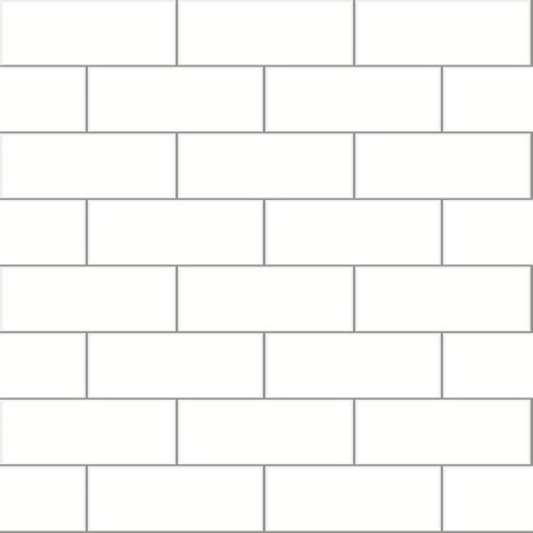 Easton Off-White Subway Tile Wallpaper